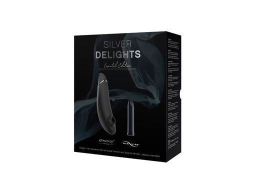 Премиальный подарочный набор Silver Delights Collection: Womanizer Premium и We-Vibe Tango SO8759 фото Купить   Womanizer (Німеччина) 6 467 грн