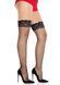 Панчохи Leg Avenue Backseam Fishnet Stay Ups with Lace Top One Size &mdash; фото 3