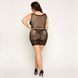 Сетчатое платье с бабочками JSY &laquo;Сексапильная Эмили&raquo; Plus Size, Black, имитация шнуровки, кружево SO8369 фото 5