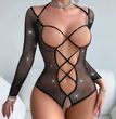 Бодістокінг JSY WW7203 Black One Size SX2647 фото Купити Бодістокінг JSY WW7203 Black One Size  JSY (Китай) 424 грн