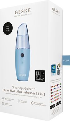 Зволожувач для шкіри обличчя GESKE Facial Hydration Refresher 4 in 1 aquamarine HB0160 фото Купити Зволожувач для шкіри обличчя GESKE Facial Hydration Refresher 4 in 1 aquamarine  GESKE 1 279 грн