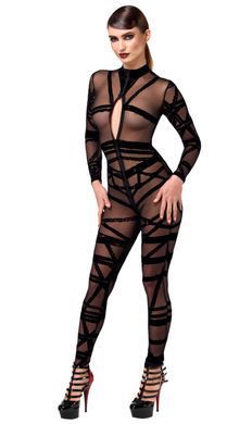 Комбінезон Noir Handmade F357 Bondesque Catsuit S SX4052 фото Купити Комбінезон Noir Handmade F357 Bondesque Catsuit S  Noir Handmade  4 089 грн