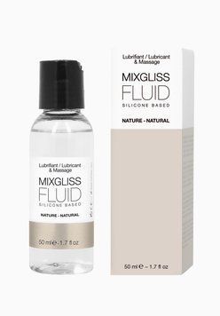Лубрикант на силиконовой основе MixGliss FLUID NATURE (50 мл) без запаха SO1350 фото Купить   MixGliss (Франція) 738 грн