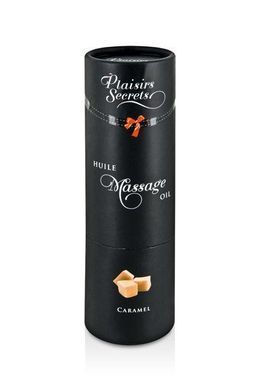 Массажное масло Plaisirs Secrets Caramel (59 мл) с афродизиаками, съедобное, подарочная упаковка SO1837 фото Купить   Plaisirs Secrets (Франція) 489 грн