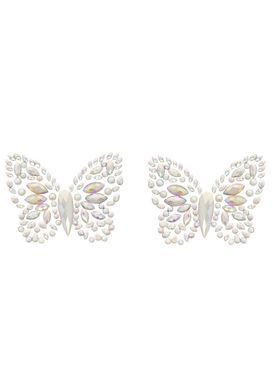Пэстис-бабочки из кристаллов Leg Avenue Chrysallis nipple sticker, наклейки, светятся в темноте SO9177 фото Купить   Leg Avenue (США) 729 грн