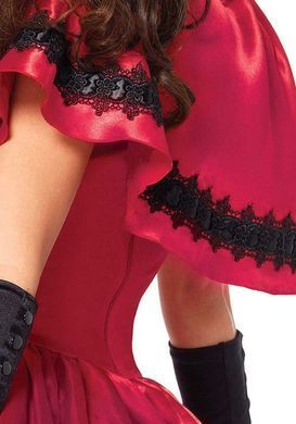 Еротичний костюм Червоної шапочки Leg Avenue Gothic Red Riding Hood L, сукня, накидка SO9124 фото Купити Еротичний костюм Червоної шапочки Leg Avenue Gothic Red Riding Hood S, сукня, накидка  Leg Avenue (США) 3 510 грн