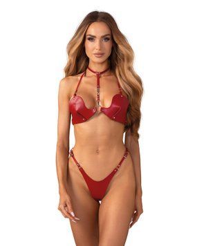 Комплект Obsessive Inferro 2-pcs set S/M/L SX3595 фото Купити Комплект Obsessive Inferro 2-pcs set S/M/L  Obsessive (Польща) 2 299 грн