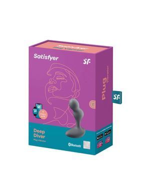 Смарт-массажер простаты Satisfyer Deep Diver Grey SO6083 фото Купить Смарт-массажер простаты Satisfyer Deep Diver Grey  Satisfyer  2 286 грн