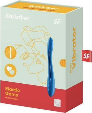 Универсальный гибкий вибратор для пар Satisfyer Elastic Game Dark Blue SO8496 фото Купить   Satisfyer (Німеччина) 1 903 грн