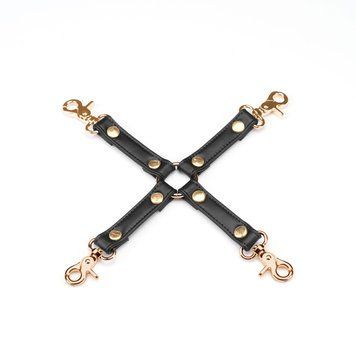 Крестовина Liebe Seele Black Organosilicon Hogtie, экокожа SO9487 фото Купить   Liebe Seele (Японія) 720 грн