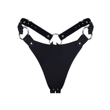 Трусики з натуральної шкіри Feral Feelings - String Bikini Black SO9423 фото Купити Трусики з натуральної шкіри Feral Feelings - String Bikini Black  Feral Feelings (Україна) 914 грн