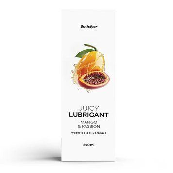 Лубрикант на водній основі Satisfyer Juicy Lubricant Mango & Passion water based 300 мл SX2726 фото Купити Лубрикант на водній основі Satisfyer Juicy Lubricant Mango & Passion water based 300 мл  Satisfyer (Німеччина) 461 грн