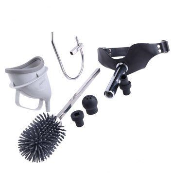 Набор для доминирования LOCKINK SEVANDA Objectification Bathroom Set, маска и 4 насадки SX0894 фото Купить   LOCKINK (Китай) 2 771 грн