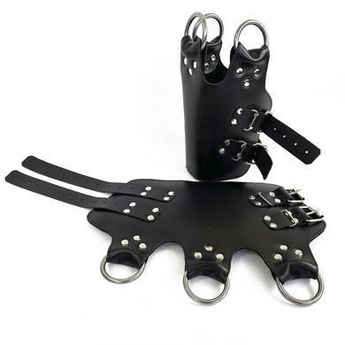 Поножи-манжеты для подвеса за ноги Art of Sex &ndash; Leg Cuffs For Suspension, черные, натуральная кожа SO5182 фото Купить   Art of Sex  7 132 грн