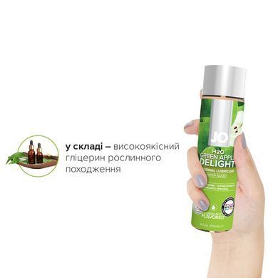 Смазка на водной основе JO H2O &mdash; Green Apple (120 мл) без сахара, растительный глицерин SO1677 фото Купить   JO (США) 794 грн