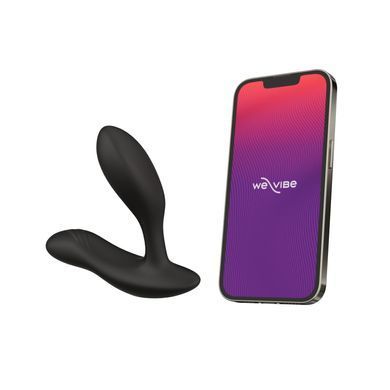 Смарт-вібромасажер простати We-Vibe Vector+ CHARCOAL BLACK, пульт ДК, регульований кут нахилу SO8241 фото Купити Смарт-вібромасажер простати We-Vibe Vector+ CHARCOAL BLACK, пульт ДК, регульований кут нахилу  We-Vibe (Канада) 5 728 грн