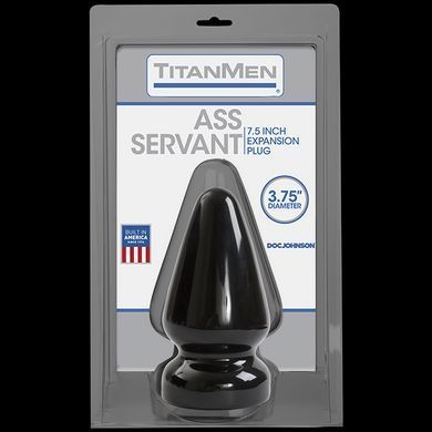 Пробка для фистинга Doc Johnson Titanmen Tools - Butt Plug 3.75 Inch Ass Servant, диаметр 9,4см SO2811 фото Купить   Doc Johnson (США) 3 085 грн