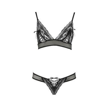 Комплект білизни Passion ERZA SET L/XL, black, ліф і трусики PS26010 фото Купити Комплект білизни Passion ERZA SET L/XL, black, ліф і трусики  Passion (Польща) 1 690 грн