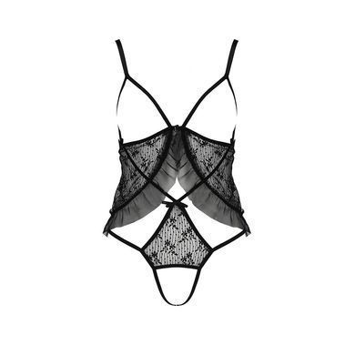 Боді монокіні з відкритими грудьми Passion JUSTINA BODY L/XL, black EL15401 фото Купити Боді монокіні з відкритими грудьми Passion JUSTINA BODY L/XL, black  Passion (Польща) 1 690 грн