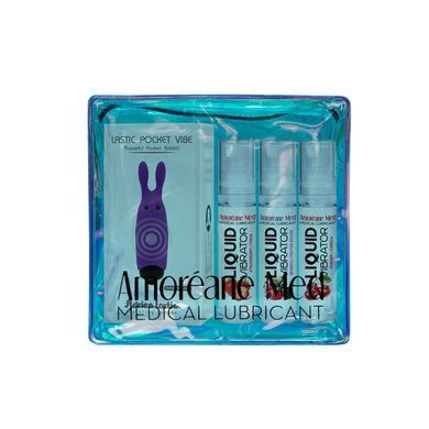 Набор из 3-х вкусов стимулирующего лубриканта Amoreane Med (3х10мл) и вибропули Adrien Lastic Purple SO6019 фото Купить   Adrien Lastic  1 736 грн