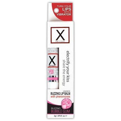 Стимулювальний бальзам для губ унісекс Sensuva &ndash; X on the Lips Bubble Gum з феромонами, жуйка SO4462 фото Купити Стимулювальний бальзам для губ унісекс Sensuva &ndash; X on the Lips Bubble Gum з феромонами, жуйка  Sensuva (США) 905 грн