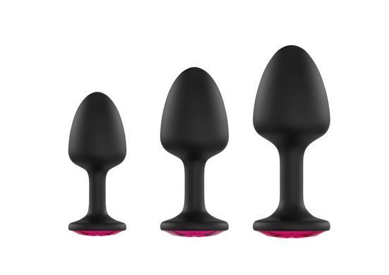 Анальна пробка Dorcel Geisha Plug Ruby M з кулькою всередині, створює вібрації, макс. діаметр 3,2см MD1236 фото Купити Анальна пробка Dorcel Geisha Plug Diamond L з кулькою всередині, створює вібрації, макс. діаметр 4см  Dorcel (Франція) 1 561 грн