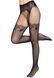 Колготки Leg Avenue Fishnet tights with back seam One size Black, задний шов, кружево, сетка SO8581 фото 3