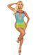 Платье Leg Avenue Seamless Ombre Faux Lace Up Mini Dress One Size Ocean SX2775 фото 4
