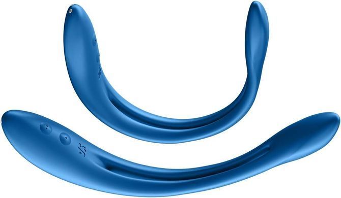 Универсальный гибкий вибратор для пар Satisfyer Elastic Game Dark Blue SO8496 фото Купить   Satisfyer (Німеччина) 1 903 грн