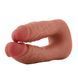 Двойной фаллоимитатор для секс-машин Hismith Silicone Double Penetrator Dildo, система KlicLok SX4008 фото 8