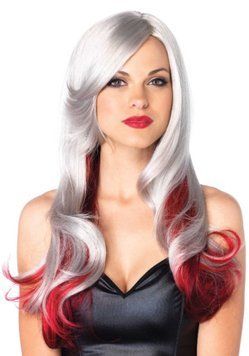 Leg Avenue Allure Multi Color Wig Grey/Red SO8008 фото Купить   Leg Avenue  1 606 грн