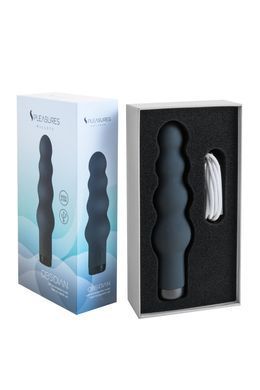 Вибратор S Pleasures Bullets Obsidian, черный, в виде ряда шариков, 10 режимов, диаметр 4 см SX1603 фото Купить   S Pleasures (Іспанія) 1 376 грн