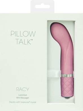 Розкішний вібратор Pillow Talk - Racy Pink з кристалом Swarovski для точки G, подарункове паковання SO2719 фото Купити Розкішний вібратор Pillow Talk - Racy Pink з кристалом Swarovski для точки G, подарункове паковання  Pillow Talk (Канада) 1 579 грн