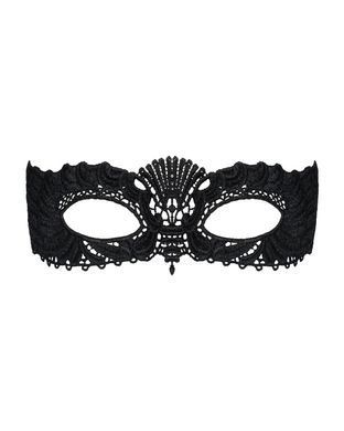 Мереживна маска Obsessive A700 mask, єдиний розмір, чорна SO7186 фото Купити Мереживна маска Obsessive A700 mask, єдиний розмір, чорна  Obsessive (Польща) 433 грн