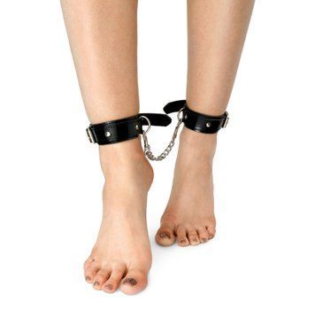Поножи из экокожи Art of Sex - Emoji Ankle cuffs SX0514 фото Купить   Art of Sex  757 грн