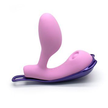 Виброяйце под одежду KISSTOY Viosecret Pro, с пульсацией для клитора, трусики-стрепы в комплекте SX3310 фото Купить Виброяйце под одежду KISSTOY Viosecret Pro, с пульсацией для клитора, трусики-стрепы в комплекте  KISSTOY (Китай) 2 429 грн