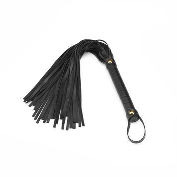 Флоггер Liebe Seele Black Organosilicon Flogger, 44 см, экокожа SO9488 фото Купить   Liebe Seele (Японія) 886 грн