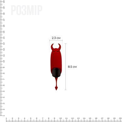 Віброкуля Adrien Lastic Pocket Vibe Devol з хвостиком і ріжками AD30594 фото Купити Віброкуля Adrien Lastic Pocket Vibe Devol з хвостиком і ріжками  Adrien Lastic 553 грн