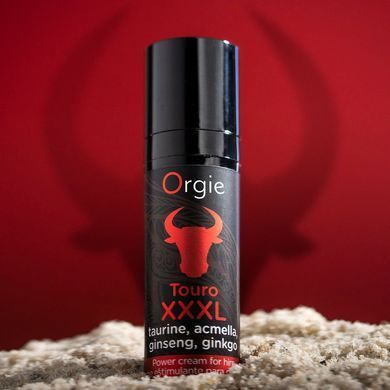 Крем для усиления эрекции Orgie Touro XXXL Power Cream, 15 мл, с эффектом вибрации SX1561 фото Купить   Orgie (Бразилія-Португалія) 969 грн