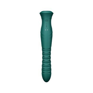 Смарт пульсатор-кролик з вібрацією Zalo Mose 2 Turquoise Green, підігрів до 42 &deg;C, кристал Swarovski SX2687 фото Купити Смарт пульсатор-кролик з вібрацією Zalo Mose 2 Turquoise Green, підігрів до 42 &deg;C, кристал Swarovski  Zalo (США) 5 497 грн