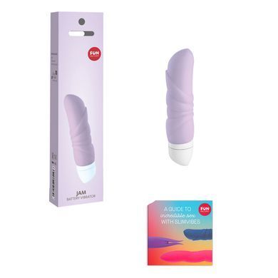 Мини-вибратор Fun Factory JAM, сиреневый, подходит для клитора, рельефный SX0951 фото Купить   Fun Factory (Німеччина) 1 052 грн