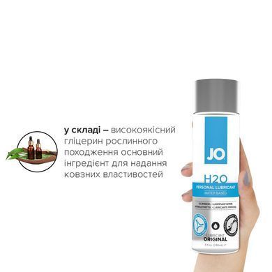 Смазка на водной основе JO H2O ORIGINAL (240 мл) маслянистая и гладкая, растительный глицерин SO1678 фото Купить   JO (США) 1 089 грн