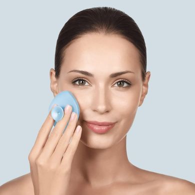 Щітка для обличчя GESKE Facial Brush 4в1 з тримачем white GESKE  &mdash; фото