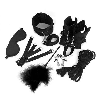 BDSM-набор Art of Sex &ndash; Soft Touch BDSM Set, черный, 9 предметов SO6598 фото Купить   Art of Sex  1 699 грн