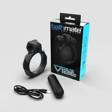 Ерекційне кільце з віброкулею Bathmate Maximus VIBE 55mm, перезаряджається SO7501 фото Купити Ерекційне кільце з віброкулею Bathmate Maximus VIBE 55mm, перезаряджається  Bathmate  1 570 грн