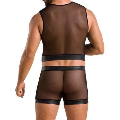 Комплект чоловічої білизни на шнурівці Passion 053 SET WILLIAM L/XL Black, жилет, боксери SO7627 фото Купити Комплект чоловічої білизни на шнурівці Passion 053 SET WILLIAM L/XL Black, жилет, боксери  Passion (Польща) 4 249 грн