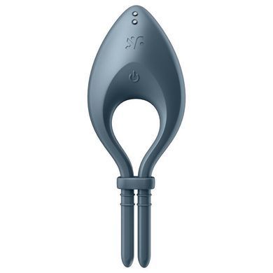 Ерекційне смарт-віброкільце ласо Satisfyer Bullseye Dark Blue (пошкоджене паковання!!!)