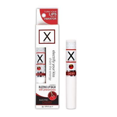 Стимулювальний бальзам для губ унісекс Sensuva &ndash; X on the Cherry Lips з феромонами, вишня SO4463 фото Купити Стимулювальний бальзам для губ унісекс Sensuva &ndash; X on the Cherry Lips з феромонами, вишня  Sensuva (США) 905 грн