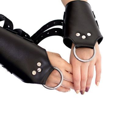 Манжеты для подвеса за руки Art of Sex &ndash; Kinky Hand Cuffs For Suspension, черные, натуральная кожа SO5183 фото Купить   Art of Sex  7 132 грн
