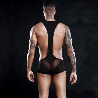 Эротическое мужское боди "Мощный Саймон" One Size Black SO3691 фото Купить   JSY (Китай) 858 грн